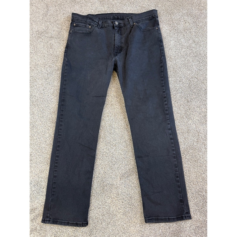 Levis 511 Slim‎ Fit Jeans Mens 38x30 Faded Black Denim WaterLess Grey 04511-4406